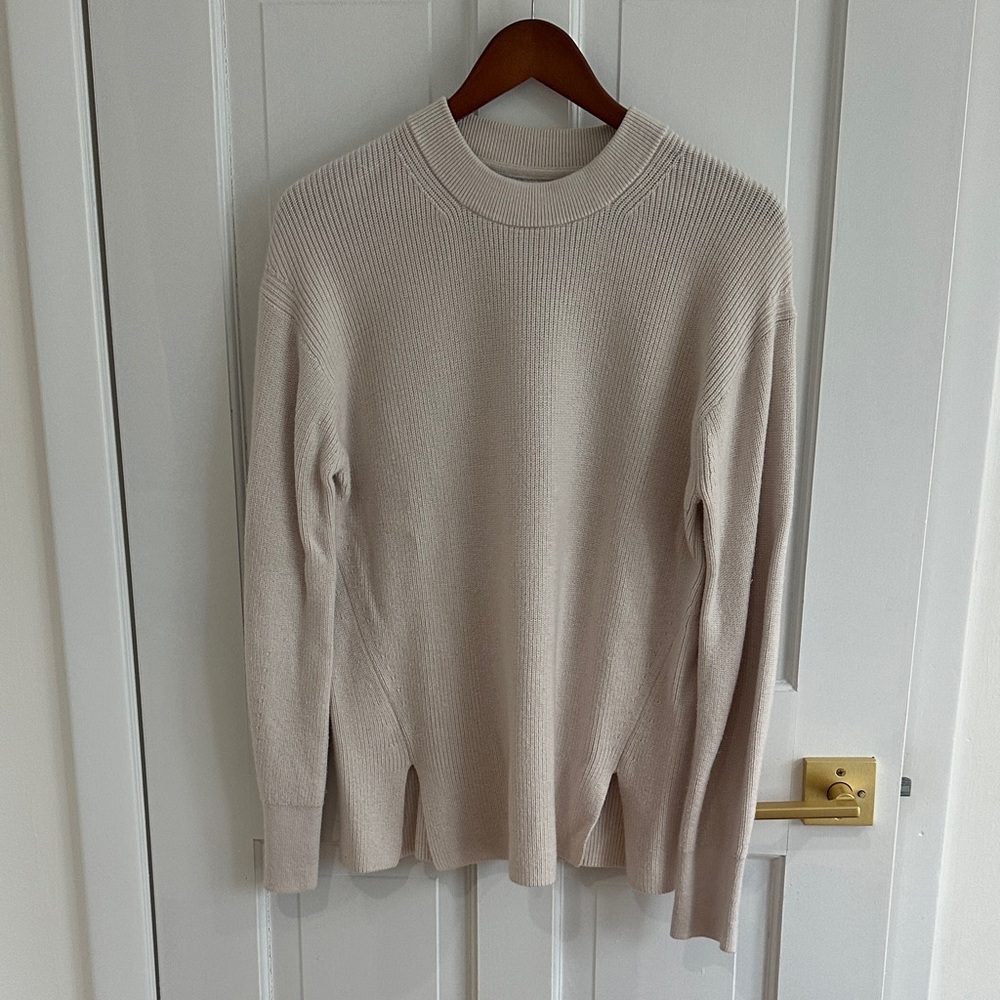 Lululemon Merino Wool Cotton Blend Oversized Sweater